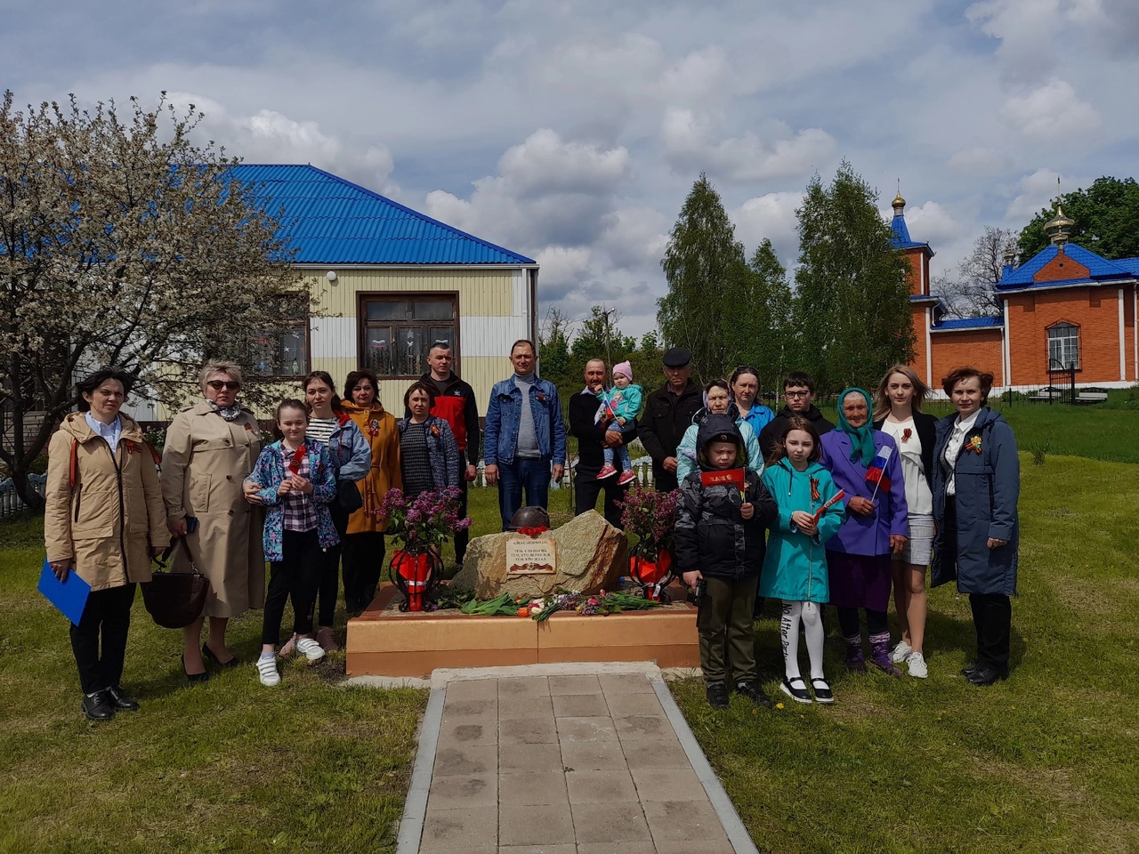 Торжественное открытие Памятного Камня &quot;Тем, кто погиб, тем, кто вернулся, тем, кто ждал&quot;.